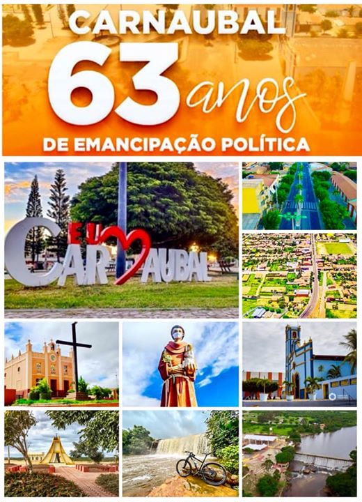 Parabéns Carnaubal - 63 Anos